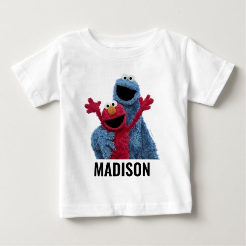 Sesame Street  Elmo  Cookie Monster Baby T_Shirt