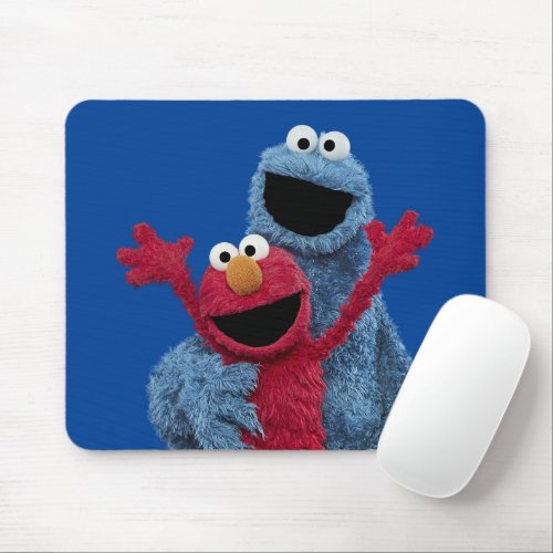 Sesame Street  Elmo  Cookie Monster Mouse Pad