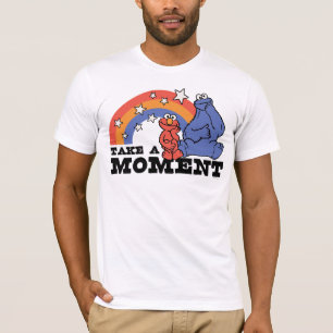 Sesame Street Elmo & Cookie Take a Moment T-Shirt