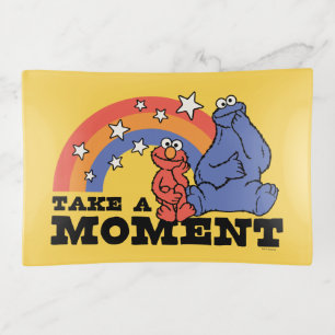 Sesame Street Elmo & Cookie Take a Moment Trinket Tray