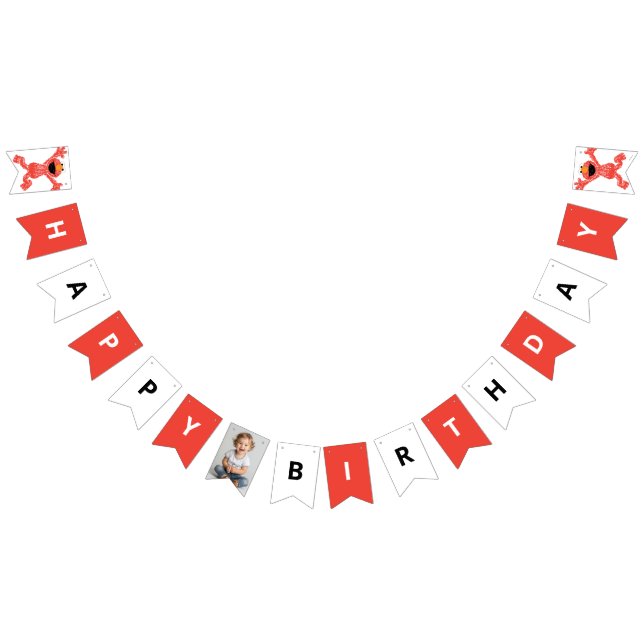 Sesame Street Elmo | Crayon Birthday Bunting Flags (All)