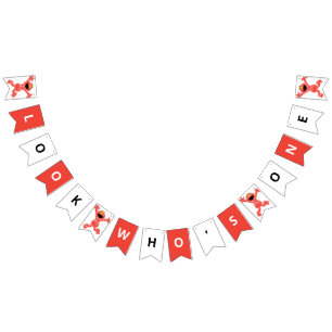 Sesame Street Elmo Crayon Birthday Bunting Flags