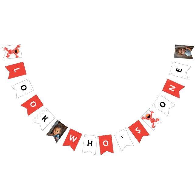 Sesame Street Elmo | Crayon Birthday Bunting Flags (All)