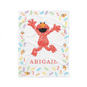 Sesame Street Elmo | Crayon Birthday Fleece Blanket