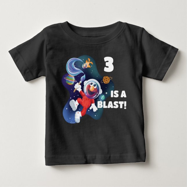 Sesame Street | Elmo & Dorothy in Outer Space Baby T-Shirt (Front)
