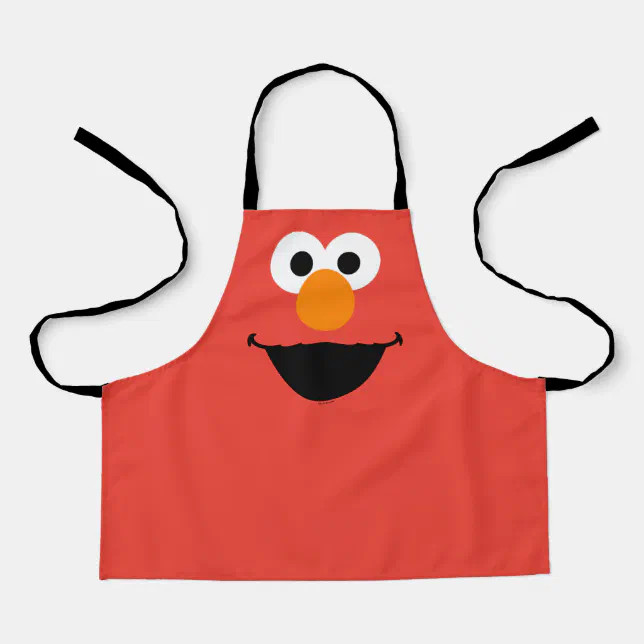 Sesame Street Elmo Face Apron | Zazzle