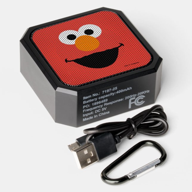Sesame Street Elmo Face Bluetooth Speaker | Zazzle
