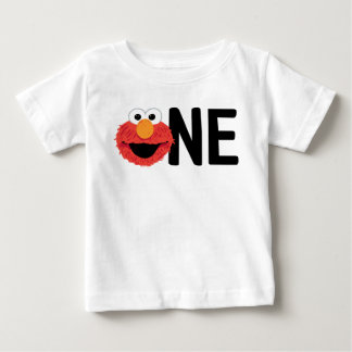 Sesame Street | Elmo Face I'm One Birthday Baby T-Shirt