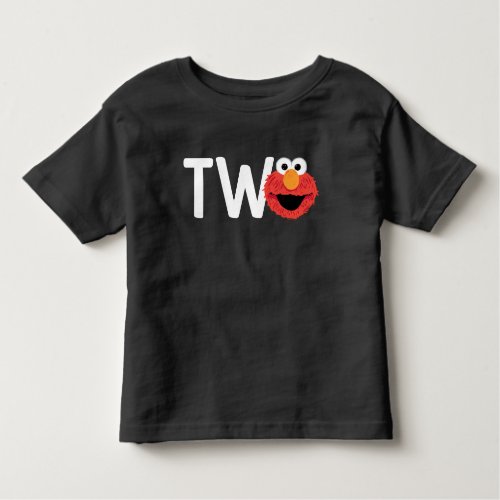 Sesame Street  Elmo Face Im Two Birthday Toddler T_shirt