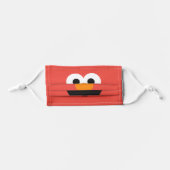 Sesame Street Elmo Face Kids' Cloth Face Mask (Front, Folded)