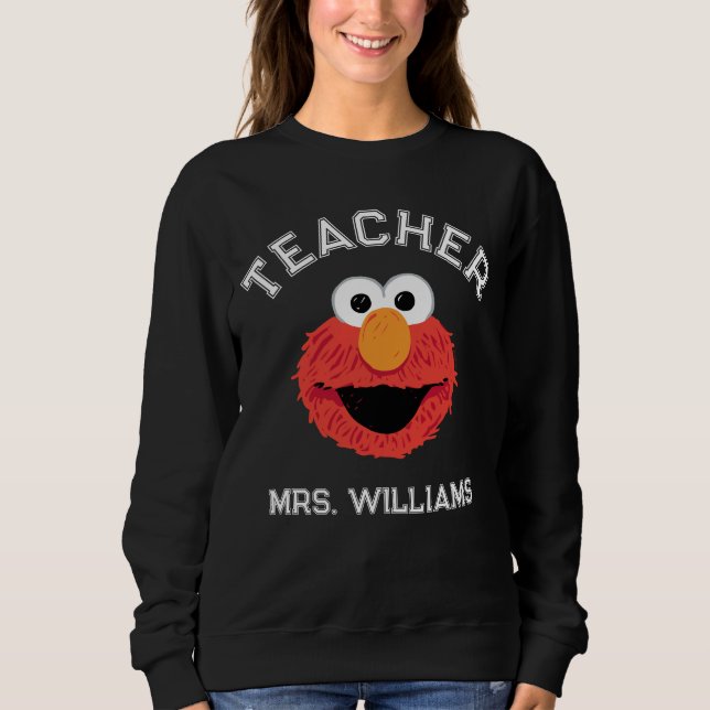 Sesame Street | Elmo Face Teacher Sweatshirt (Front)