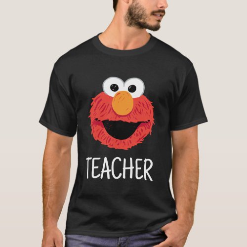 Sesame Street  Elmo Face Teacher T_Shirt