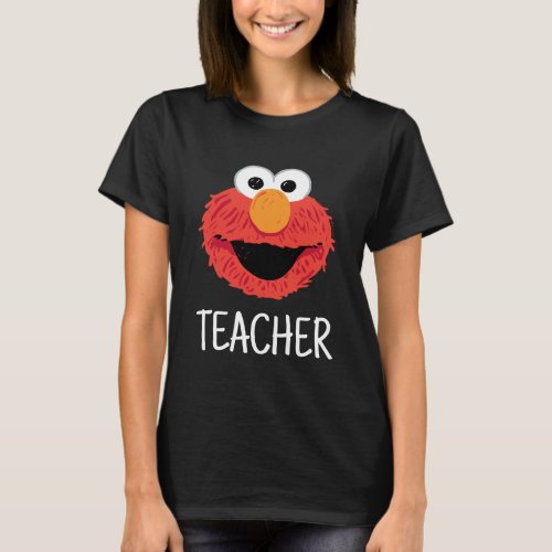 Sesame Street  Elmo Face Teacher T_Shirt