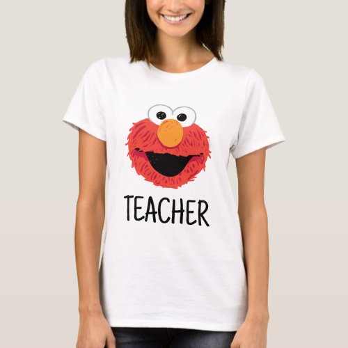 Sesame Street  Elmo Face Teacher T_Shirt