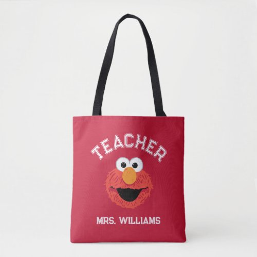 Sesame Street  Elmo Face Teacher Tote Bag