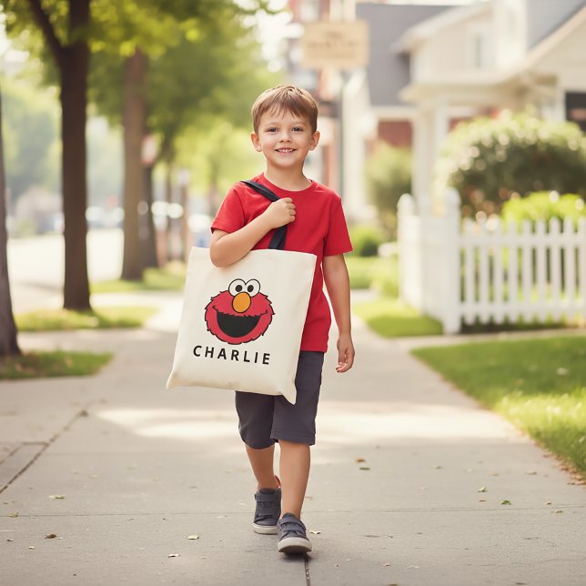 Sesame Street | Elmo Face Tote Bag (Creator Uploaded)