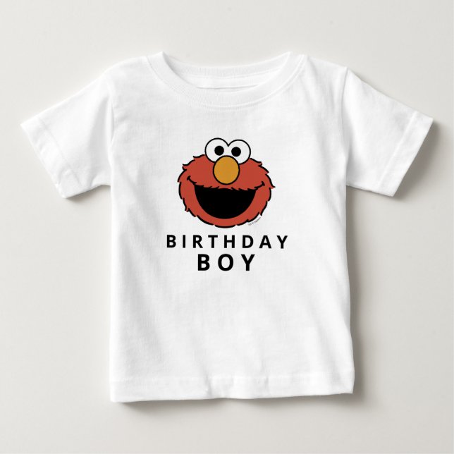 Sesame Street | Elmo - First Birthday Baby T-Shirt (Front)