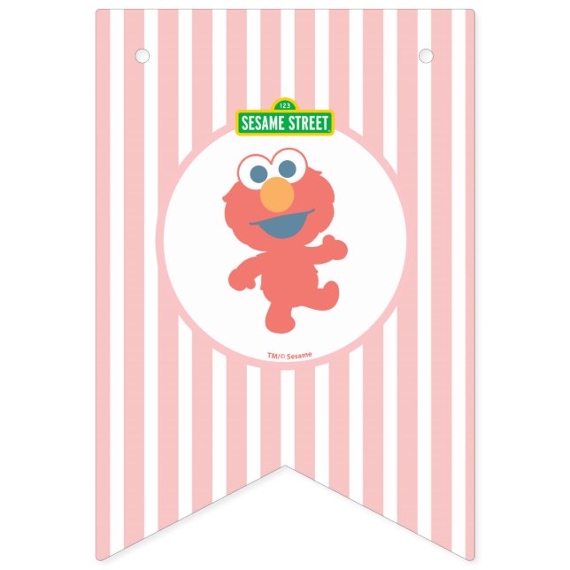 Sesame Street | Elmo - First Birthday Bunting Flags (First Flag)