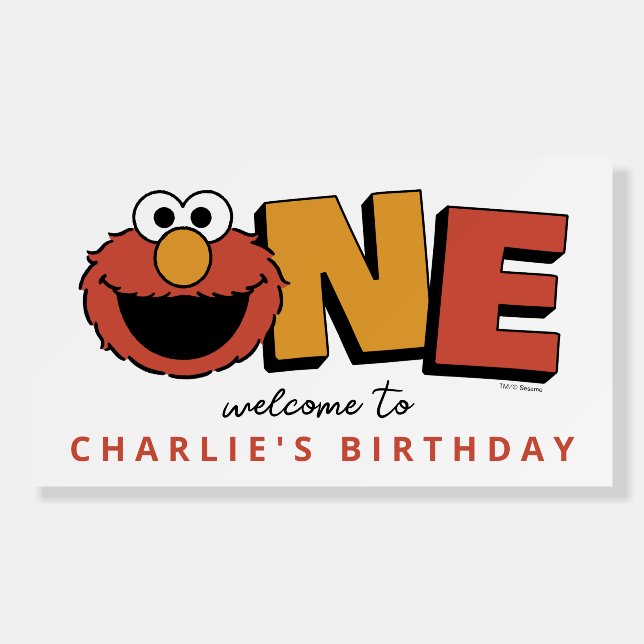 Sesame Street | Elmo - First Birthday Foam Board (Front)