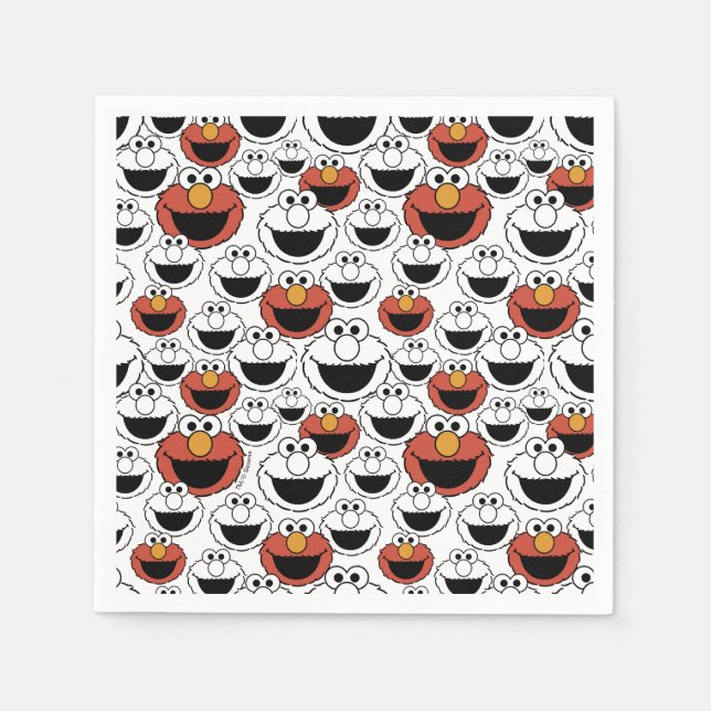 Sesame Street | Elmo - First Birthday Napkins (Front)