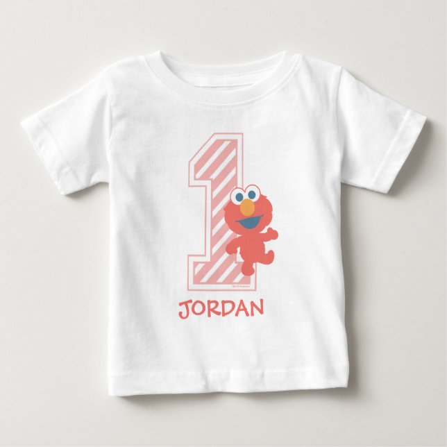 Sesame Street | Elmo - First Birthday T-Shirt (Front)