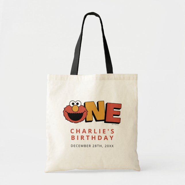 Sesame Street | Elmo - First Birthday Tote Bag (Front)