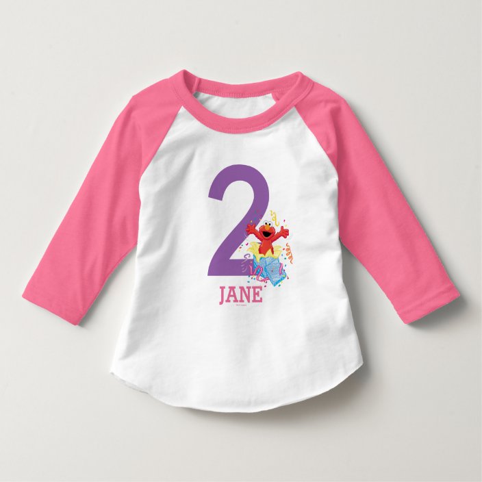 elmo 2nd birthday shirt girl