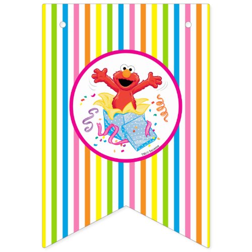 Sesame Street  Elmo Girls Birthday Bunting Flags