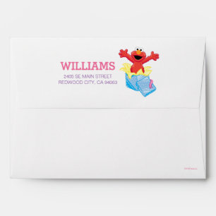 Sesame Street Elmo Girls Birthday Envelope