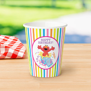 Sesame Street Elmo Girl's Birthday Paper Cups