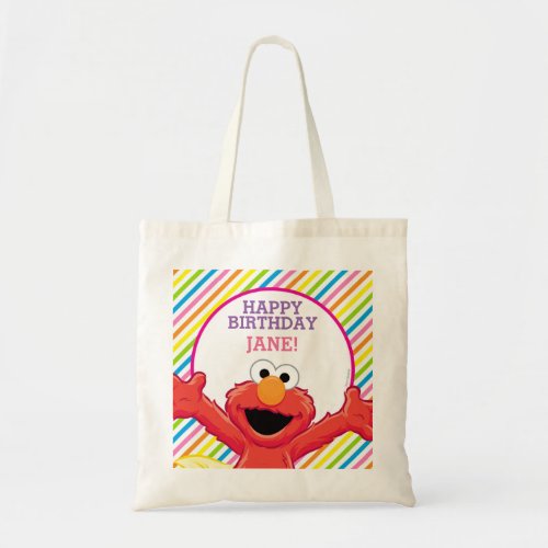 Sesame Street  Elmo Girls Birthday Tote Bag