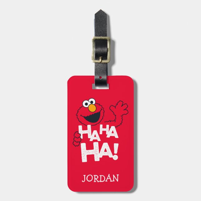 Sesame Street | Elmo - Ha Ha Ha! Luggage Tag (Front Vertical)