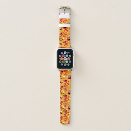 Sesame Street  Elmo Ha Ha Ha Pattern Apple Watch Band