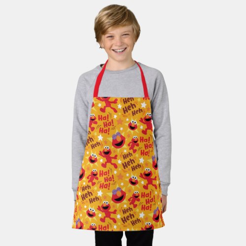 Sesame Street  Elmo Ha Ha Ha Pattern Apron