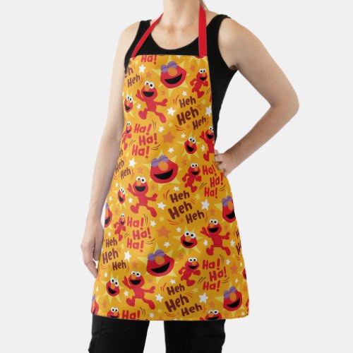 Sesame Street  Elmo Ha Ha Ha Pattern Apron