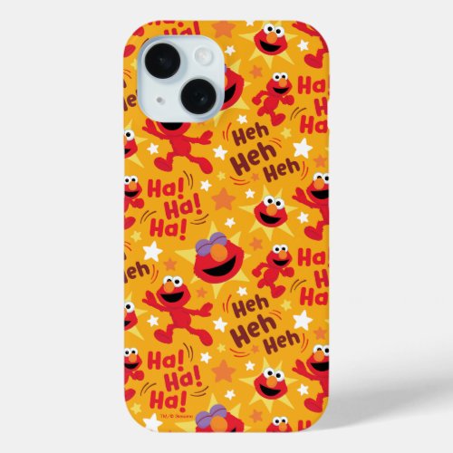 Sesame Street  Elmo Ha Ha Ha Pattern iPhone 15 Case