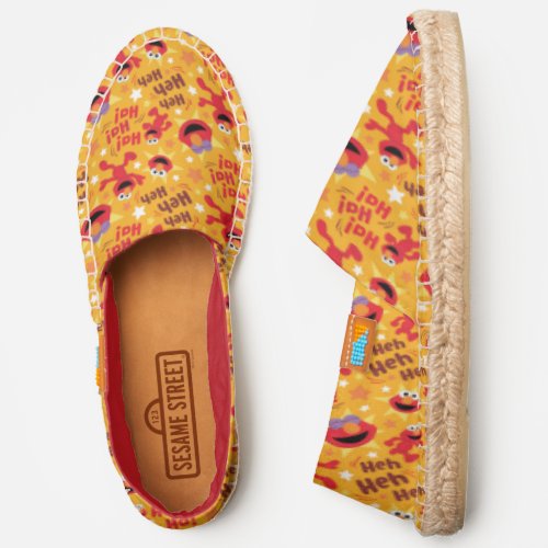 Sesame Street  Elmo Ha Ha Ha Pattern Espadrilles