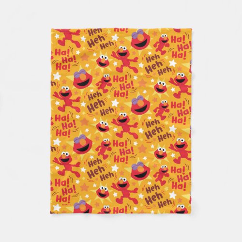 Sesame Street  Elmo Ha Ha Ha Pattern Fleece Blanket