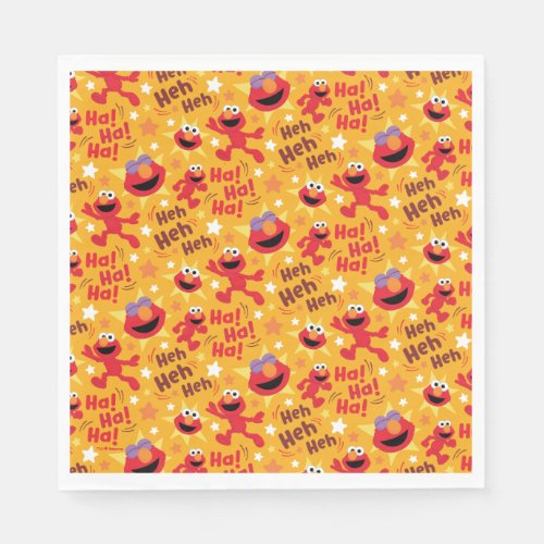 Sesame Street  Elmo Ha Ha Ha Pattern Napkins