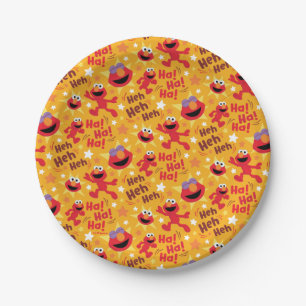 Sesame Street   Elmo Ha! Ha! Ha! Pattern Paper Plates