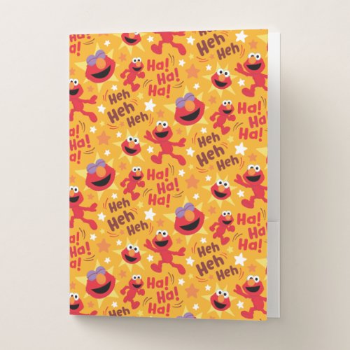 Sesame Street  Elmo Ha Ha Ha Pattern Pocket Folder