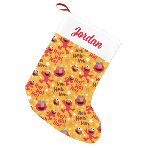 Sesame Street  Elmo Ha Ha Ha Pattern Small Christmas Stocking