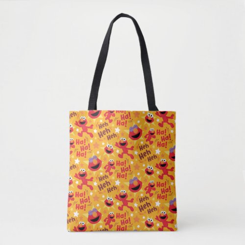 Sesame Street  Elmo Ha Ha Ha Pattern Tote Bag