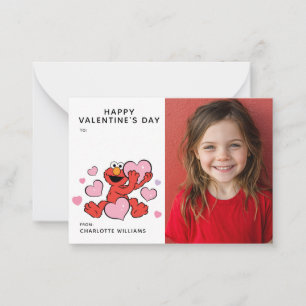 Sesame Street Elmo Heart Photo Note Card