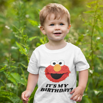 Sesame Street | Elmo It's My Birthday Baby T-shirt by SesameStreet at Zazzle