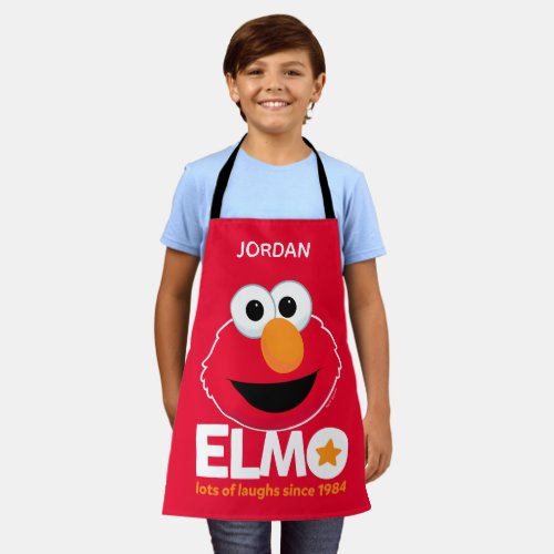 Sesame Street  Elmo Lots of Laughs Add Your Name Apron