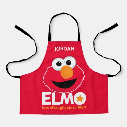 Sesame Street  Elmo Lots of Laughs Add Your Name Apron
