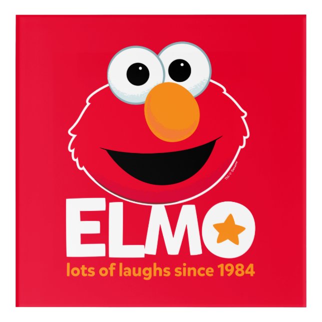 Sesame Street | Elmo Lots of Laughs Since 1984 Acrylic Print (Front)