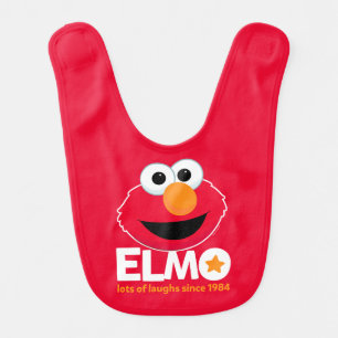 Sesame Street Elmo Lots of Laughs Since 1984 Baby Bib