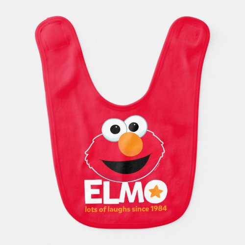 Sesame Street  Elmo Lots of Laughs Since 1984 Baby Bib